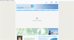 Desktop Screenshot of anamturas.com